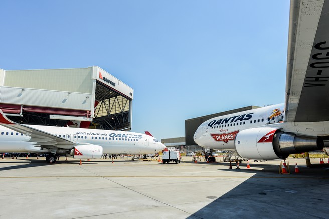 Aircraft at Sydney airport