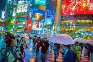 Rainstorm in Tokyo