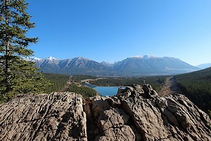 Mountain range in Canada