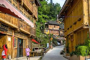 Traditional country town in China