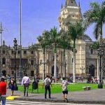 Main square in Lima Peru