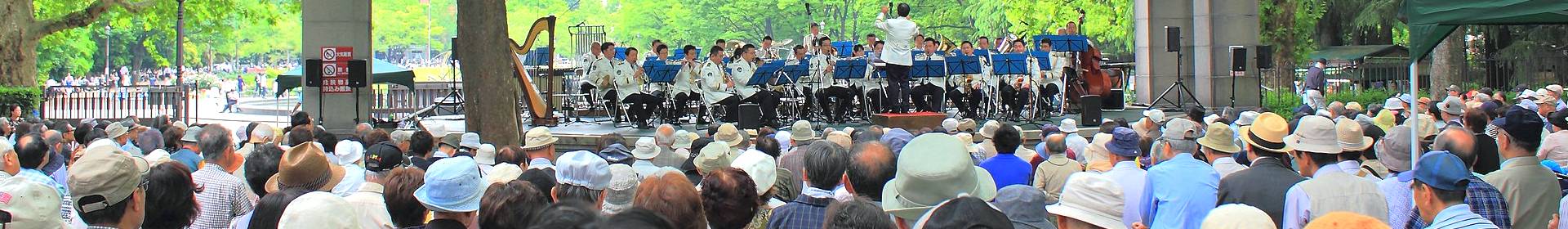 Music concert in open air