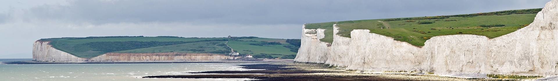 Cliffs on the English channel