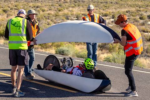 Team GB at race in USA