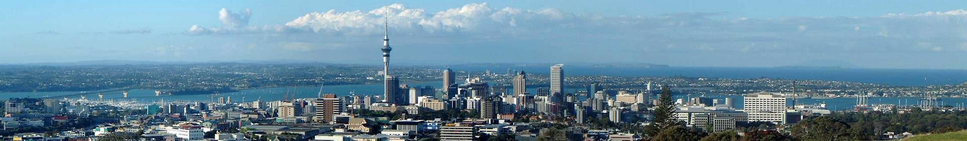 Panoramic view of Auckland