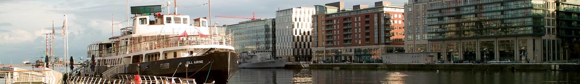 Ship in Belfast harbour