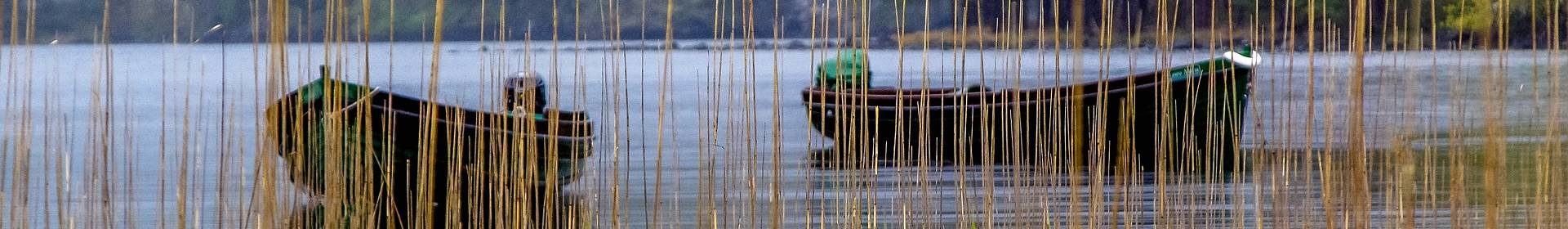 Boats on Irish river