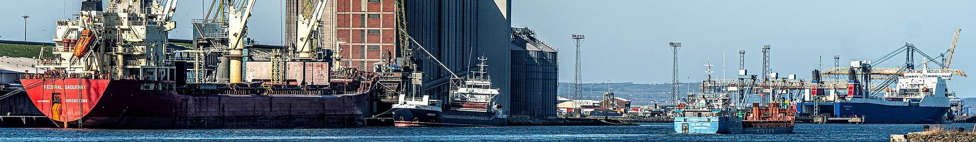 Harbour in Belfast UK