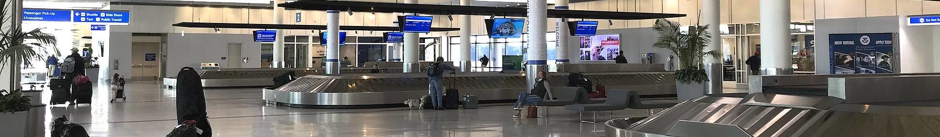 Baggage area in airport terminal