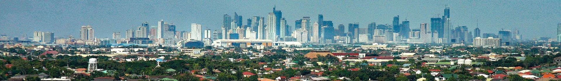 Skyline in Philippines city