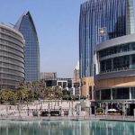 Buildings in central Dubai