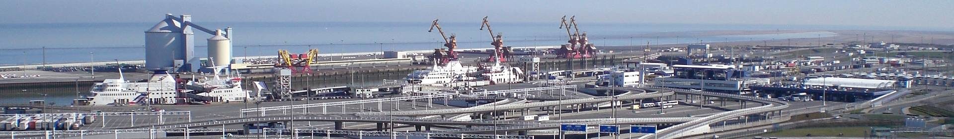 Docks along sea frontage