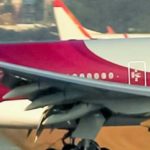 Aircraft approaching Qatar