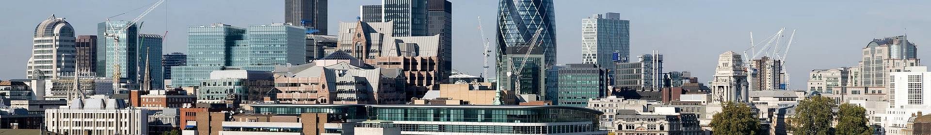 View over City of London