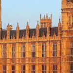 Parliament building in London UK