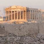 The Acropolis at sunset