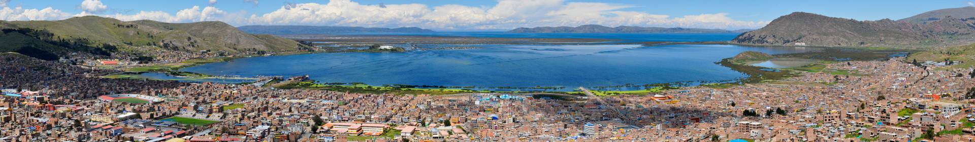 Lake and surrounds in Peru